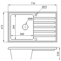 БелЭворс Styl L + смеситель W74004-2 + дозатор L405F (черный) Image #8