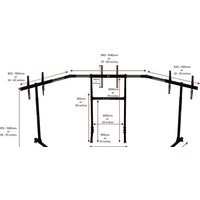 Next Level Racing Free Standing Triple Monitor Stand Image #5