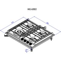 Варочная панель Korting HG 6302 CTB - Превью изображения №3 — Интернет-магазин Your Sale