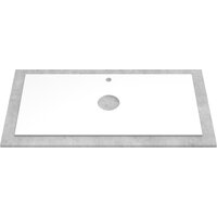 ЗОВ Тумба под умывальник Лира 100 L100MW0MWGVG-KP13W (белый/белый глянец) Image #3