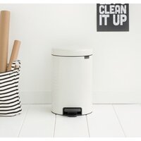 Brabantia Pedal Bin NewIcon с корзиной 12 л (белый) Image #5