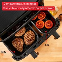 Tefal Dual Easy Fry Essential XXL Air Fryer EY901N (черный) Image #6