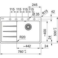Кухонная мойка Franke Centro CNG 611-78 TL 114.0740.848 (оникс) - Превью изображения №3 — Интернет-магазин Your Sale