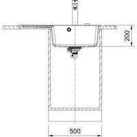 Кухонная мойка Franke Centro CNG 611-78 TL 114.0740.848 (оникс) - Превью изображения №4 — Интернет-магазин Your Sale