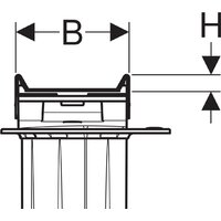 Geberit CleanLine80 154.441.KS.1 (нержавеющая сталь) Image #2
