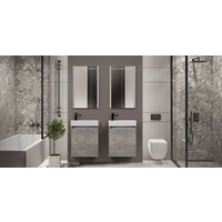 Belux Тумба с умывальником Темпо НП50 (31, бетон чикаго/светло-серый) Image #4