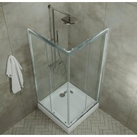 Triton Вента Хром А1 90х90 без поддона (прозрачное стекло) Image #3