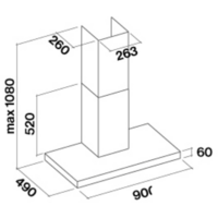 Falmec Plane 800/1280 м3/ч (черный) Image #2