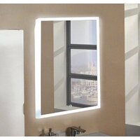 Континент Зеркало Sevilla LED 60x80 (с часами)