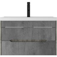 Домино Тумба под умывальник Bazis 80 Loft В2 (бетон) Image #2