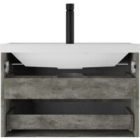Домино Тумба под умывальник Bazis 80 Loft В2 (бетон) Image #4