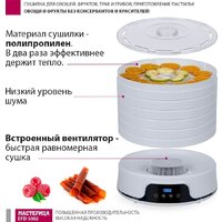 Сушилка для овощей и фруктов Мастерица EFD-5002 - Превью изображения №3 — Интернет-магазин Your Sale