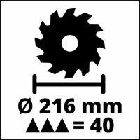 Торцовочная пила Einhell TE-SM 36/8 L Li-Solo 4300882 (без АКБ) - Превью изображения №4 — Интернет-магазин Your Sale