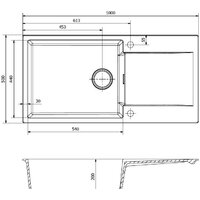 Reginox Amsterdam 540 (левая, pure white) Image #2