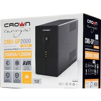 Источник бесперебойного питания CrownMicro CMU-SP2000 IEC USB - Превью изображения №5 — Интернет-магазин Your Sale