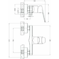 Смеситель Deante Jasmin BGJ 040M - Превью изображения №2 — Интернет-магазин Your Sale