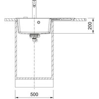 Кухонная мойка Franke Centro CNG 611-78 TL 114.0740.849 (оникс) - Превью изображения №4 — Интернет-магазин Your Sale
