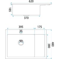 Кухонная мойка Rea Fin ZLE-06012 - Превью изображения №8 — Интернет-магазин Your Sale