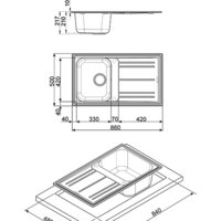 Кухонная мойка Smeg LZ861A2 - Превью изображения №2 — Интернет-магазин Your Sale