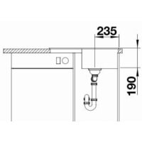 Blanco Zia 45 S Compact 526009 (черный) Image #4