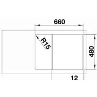 Blanco Zia 45 S Compact 526009 (черный) Image #3