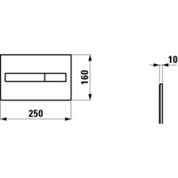 Панель смыва Laufen Installation System 8956610040001 - Превью изображения №2 — Интернет-магазин Your Sale