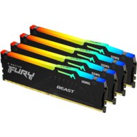 Kingston FURY Beast RGB 4x32ГБ DDR5 5600 МГц KF556C40BBAK4-128 Image #1