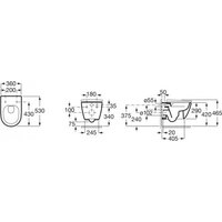 Roca Ona Rimless 530 A346687000 Image #3
