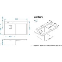 Кухонная мойка Alveus Stylux 50 F 1084293 - Превью изображения №2 — Интернет-магазин Your Sale