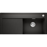 Blanco Zenar XL 6 S-F 526066 (черный, правая, с клапаном-автоматом)