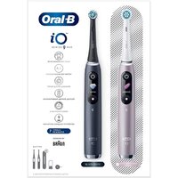Комплект электрических зубных щеток Oral-B iO 9 DUO (черный оникс, розовый кварц) - Превью изображения №18 — Интернет-магазин Your Sale