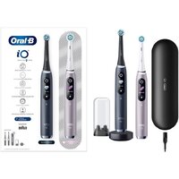 Комплект электрических зубных щеток Oral-B iO 9 DUO (черный оникс, розовый кварц) - Превью изображения №3 — Интернет-магазин Your Sale