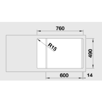Blanco Zenar XL 6 S Compact (белый, с клапаном-автоматом) Image #3
