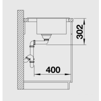 Blanco Zenar XL 6 S Compact (белый, с клапаном-автоматом) Image #5