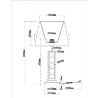 Настольная лампа Arte Lamp A4062LT-1PB - Превью изображения №6 — Интернет-магазин Your Sale