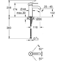 Grohe Essence New 23590GN1 (холодный рассвет, матовый) Image #2