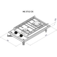 Варочная панель Korting HG 3712 CX - Превью изображения №3 — Интернет-магазин Your Sale