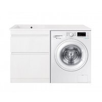 Style Line Тумба под умывальник Оптима 40 2 ящика Plus (напольная) Image #3