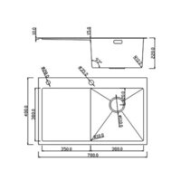 Roxen Vespa 560230-70R сатин (с коландером и дозатором) Image #12