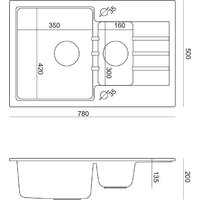 Кухонная мойка Quadron HCQP57850BEZP - Превью изображения №6 — Интернет-магазин Your Sale