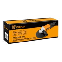 Угловая шлифмашина Deko DKAG2450-230 - Превью изображения №4 — Интернет-магазин Your Sale