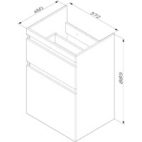AM.PM Тумба под умывальник X-Joy M85AFSX0602WG Image #7
