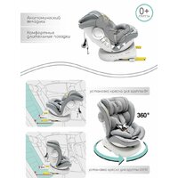 Детское автокресло Amarobaby Champion Isofix AMARO-2008CH-Se (серый) - Превью изображения №4 — Интернет-магазин Your Sale