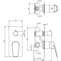 Deante Jasmin Nero BGJ N44P Image #3