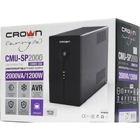 Источник бесперебойного питания CrownMicro CMU-SP2000 Combo USB - Превью изображения №5 — Интернет-магазин Your Sale