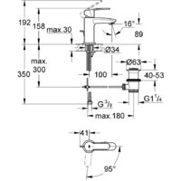 Смеситель Grohe Eurostyle Cosmopolitan S-Size 2338720E - Превью изображения №3 — Интернет-магазин Your Sale