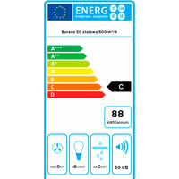 Falmec Burano 50 600 м3/ч (черный) Image #4