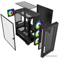 Корпус Powercase Alisio Micro X4B V2 CAMCXB-A4 - Превью изображения №6 — Интернет-магазин Your Sale