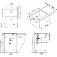 Кухонная мойка Alveus Atrox 30 1148162 - Превью изображения №3 — Интернет-магазин Your Sale