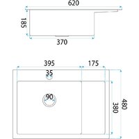 Кухонная мойка Rea Fin ZLE-06018 - Превью изображения №9 — Интернет-магазин Your Sale